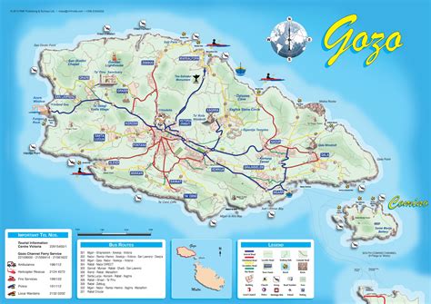 island of gozo map.